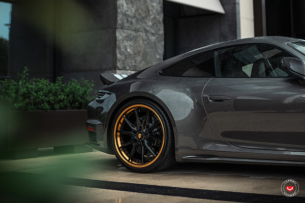 Фото дисков Vossen EVO-2R (3-Piece) Черный глянец на Porsche 911 VIII
