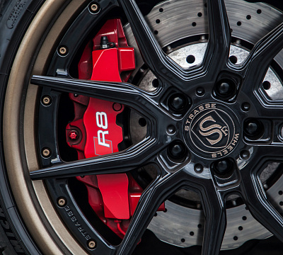 Фото дисков Strasse Wheels SV5 Deep Concave FS на Audi R8 (4S)