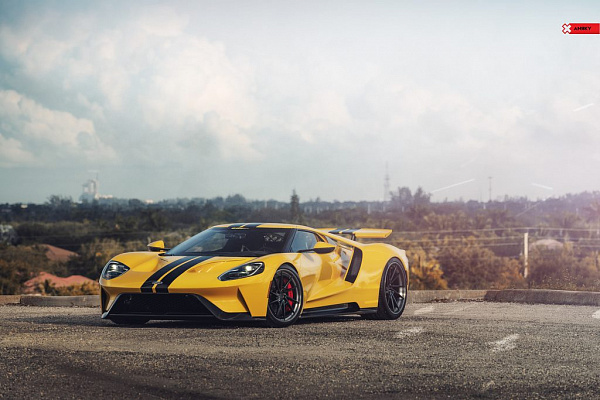Фото дисков Anrky AN33 Черный сатин на Ford GT II