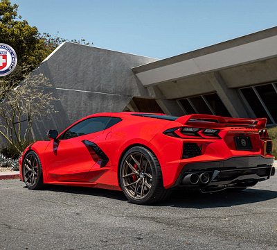 Фото дисков HRE P101SC на Chevrolet Corvette C8