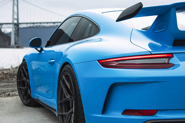 Фото дисков Brixton Forged PF7 Сатиновый темный лак на Porsche 911 VII