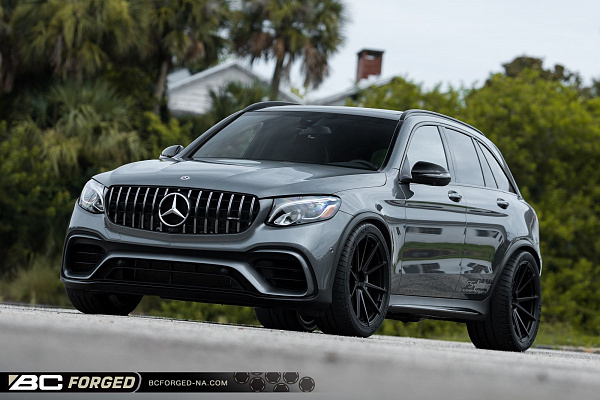 Фото дисков BC Forged EH173 Черный матовый на Mercedes-Benz GLC (X253, C253)