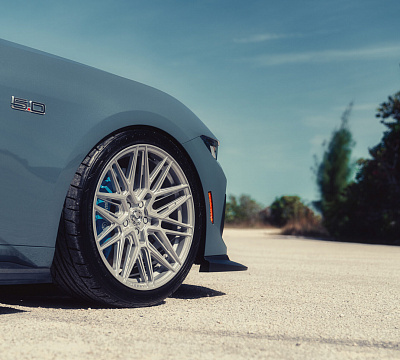 Фото дисков Vossen HF-7 на Ford Mustang VII