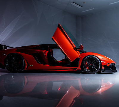 Фото дисков Vossen M-X6 на Lamborghini Aventador