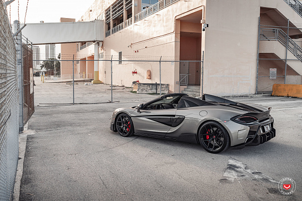 Фото дисков Vossen S21-01 Черный глянец на McLaren 570S