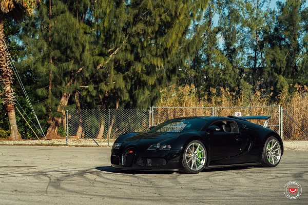Фото дисков Vossen EVO-2R Глянцевый лак на Bugatti Veyron