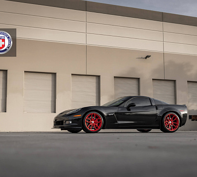 Фото дисков HRE P201 на Chevrolet Corvette C6
