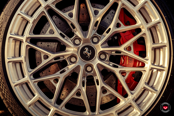 Фото дисков Vossen LC3-02 Глянцевый лак на Ferrari F8