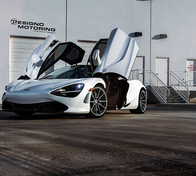 Фото дисков Vossen M-X2 на McLaren 720S