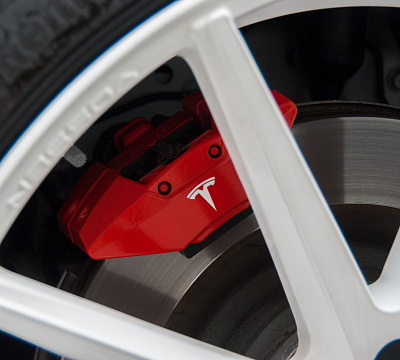 Фото дисков Vossen VFS-1 на Tesla Model X