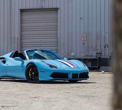 Фото дисков Anrky AN12 на Ferrari 488