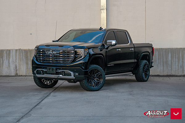Фото дисков Vossen HF6-5 Черный глянец на GMC Sierra IV