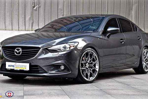 Фото дисков HRE FF11 Серебро на Mazda 6 III (GJ)