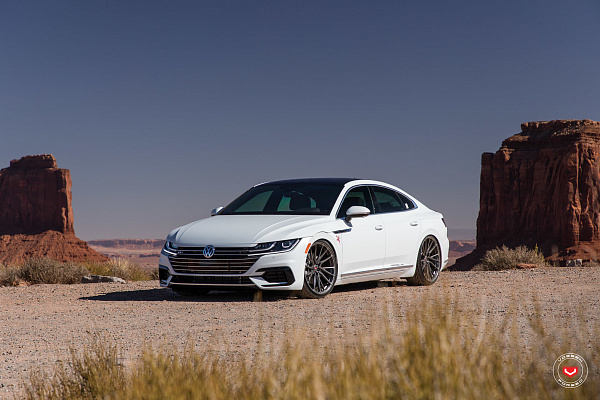 Фото дисков Vossen M-X4T Глянцевый темный лак на Volkswagen Arteon