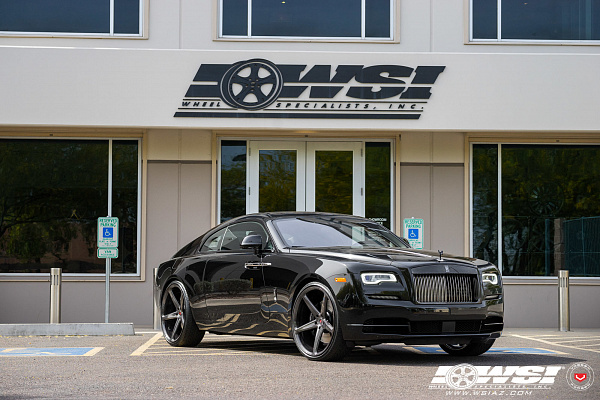 Фото дисков Vossen CG-201 Глянцевый темный лак на Rolls-Royce Wraith