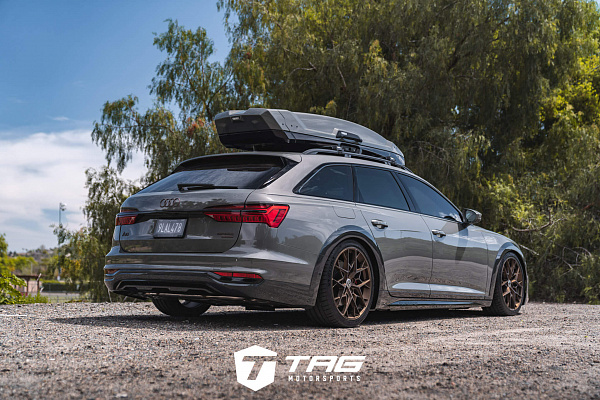 Фото дисков HRE FF10 Сатиновая бронза на Audi A/RS 6 (C8)