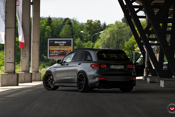 Фото дисков Vossen S21-01 Черный сатин на Mercedes-Benz GLC (X253, C253)