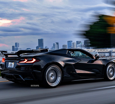 Фото дисков AL13 R10 на Chevrolet Corvette C8