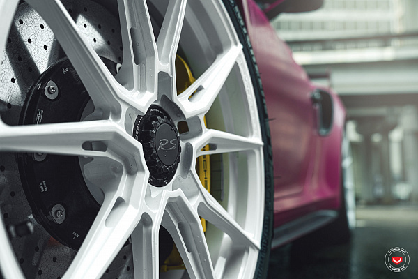 Фото дисков Vossen EVO-2R Белый глянец на Porsche 911 VII