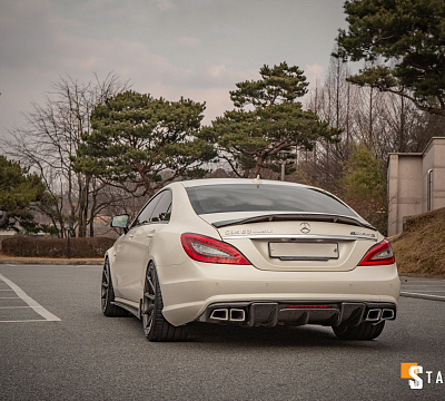 Фото дисков Vossen HF-3 на Mercedes-Benz CLS (C218)