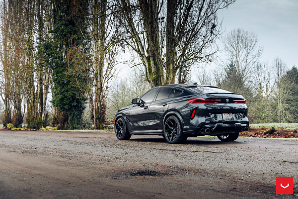 Фото дисков Vossen HF-5 Черный глянец на BMW X6/X6 M (G06/F96)