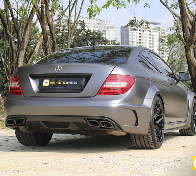 Фото дисков Vossen EVO-5 на Mercedes-Benz C-Class (W204)