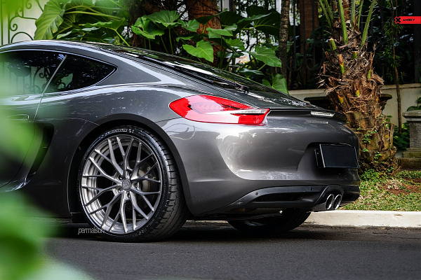 Фото дисков Anrky AN20 Глянцевый тонированный лак на Porsche Cayman II