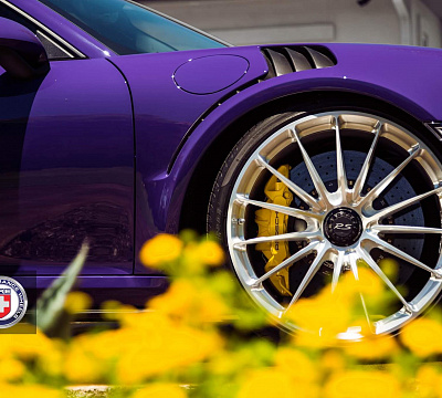 Фото дисков HRE P103 на Porsche 911 VII