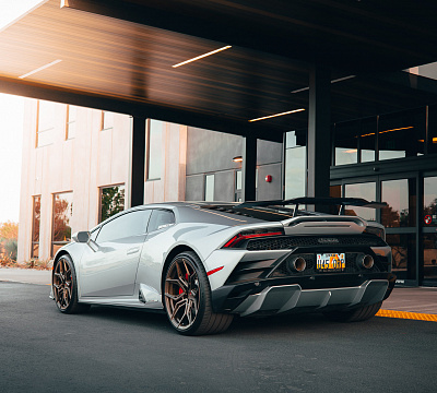 Фото дисков Vossen EVO-3R на Lamborghini Huracan