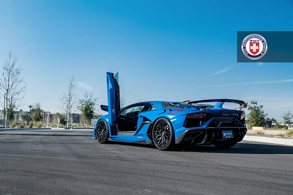 Фото дисков HRE S200 Черный сатин на Lamborghini Aventador