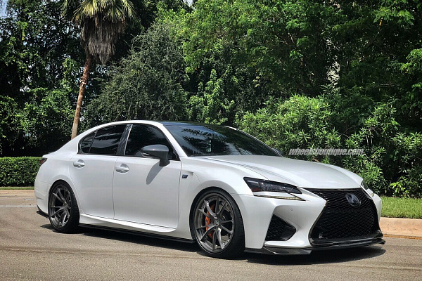 Фото дисков HRE S101 Глянцевый темный лак на Lexus GS IV