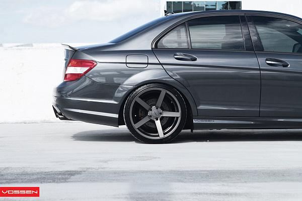 Фото дисков Vossen CV3 Сатиновый графит на Mercedes-Benz C-Class (W204)