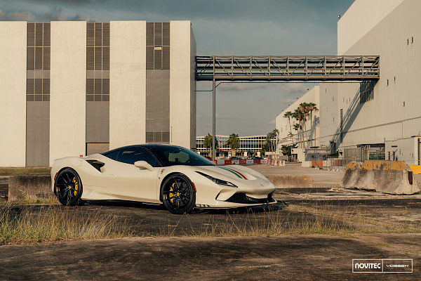 Фото дисков NOVITEC NF8 Черный глянец на Ferrari F8
