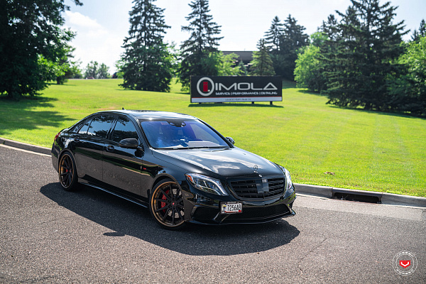 Фото дисков Vossen EVO-2R (3-Piece) Глянцевая медь на Mercedes-Benz S-Class (W222, C217)