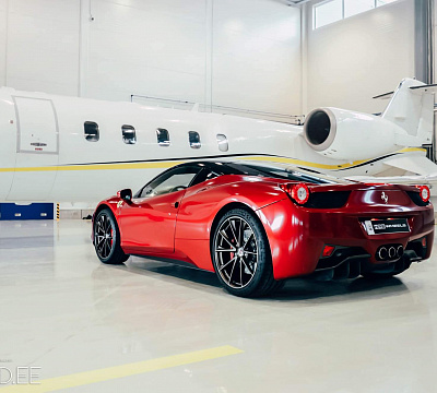 Фото дисков HRE P204 на Ferrari 458