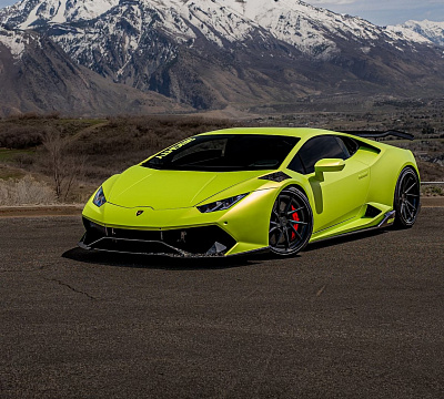 Фото дисков Strasse Wheels SV10T Deep Concave FS на Lamborghini Huracan