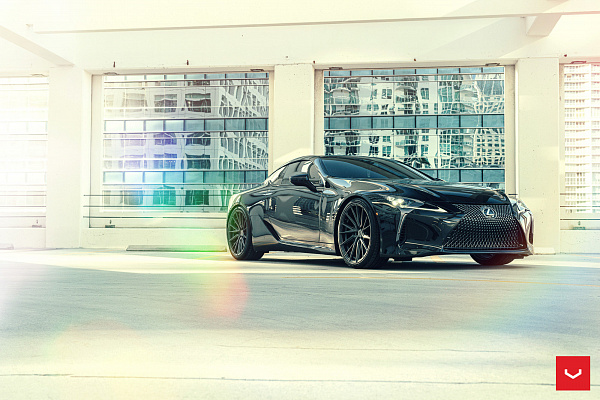 Фото дисков Vossen HF-4T Глянцевый графит на Lexus LC 500