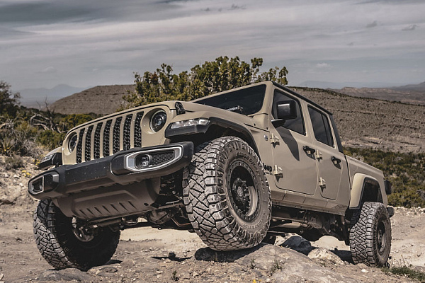 Фото дисков Black Rhino ABRAMS Матовый графит на Jeep Gladiator II (JT)