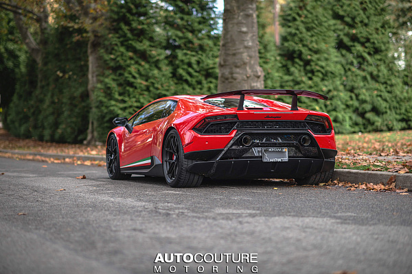 Фото дисков HRE R101 Lightweight Черный сатин на Lamborghini Huracan