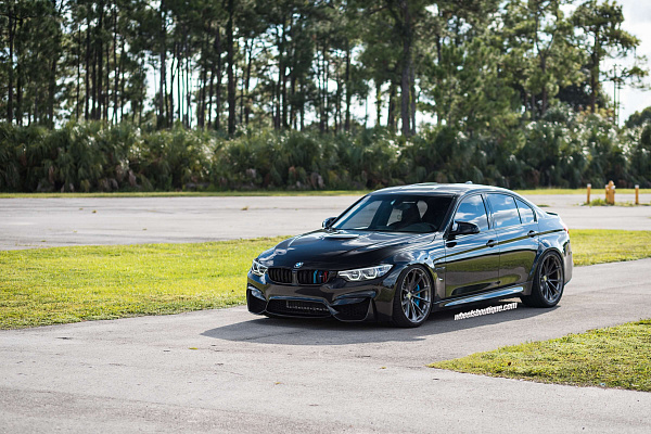 Фото дисков HRE P204 Глянцевый темный лак на BMW 3/M3 (F3x/F80)