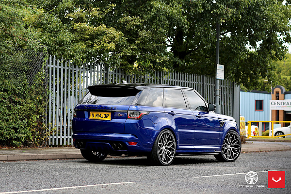 Фото дисков Vossen HF-2 Алмазная проточка на Range Rover Sport II