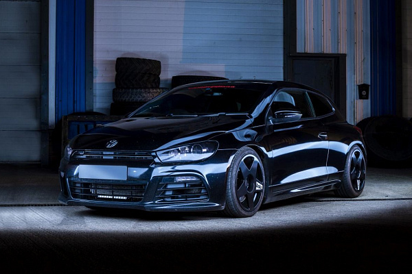 Фото дисков Bola B10 Черный матовый на Volkswagen Scirocco III