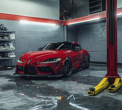 Фото дисков Vossen EVO-4R на Toyota Supra A90