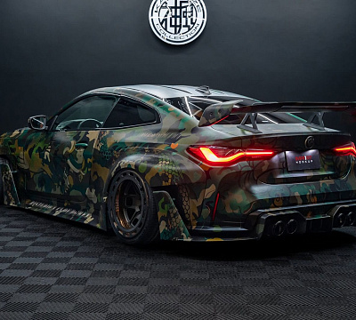 Фото дисков Brixton Forged TR14 AERO1 на BMW 4/M4 (G22/G82)