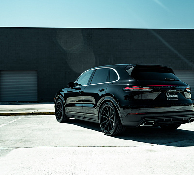 Фото дисков Vossen HF-3 на Porsche Cayenne III