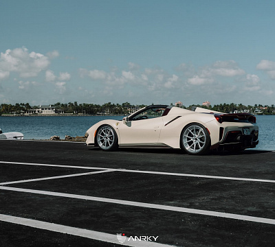 Фото дисков Anrky AN32 на Ferrari 488