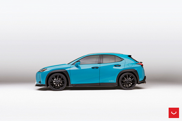 Фото дисков Vossen VFS-1 Черный глянец на Lexus UX