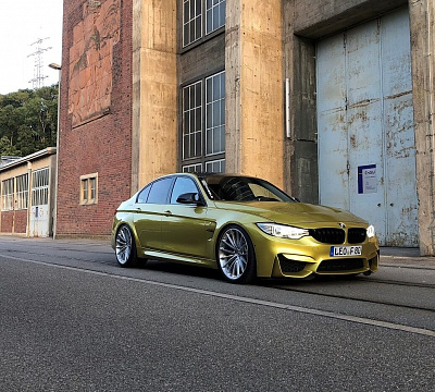 Фото дисков HRE P103 на BMW 3/M3 (F3x/F80)