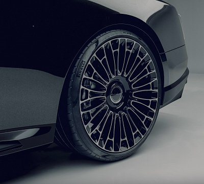 Фото дисков Brixton Forged LX01 на Rolls-Royce Spectre
