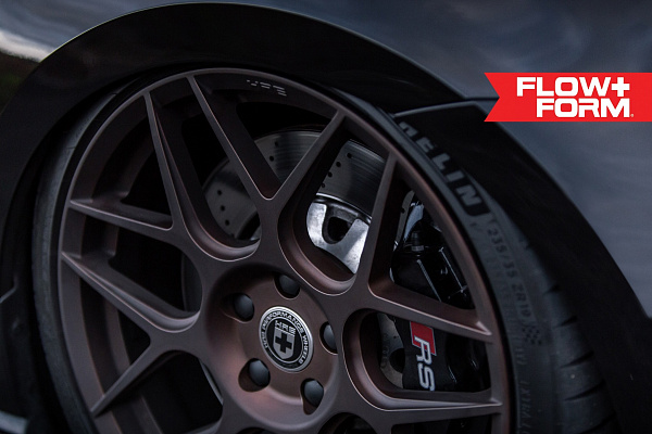 Фото дисков HRE FF01 Сатиновая темная бронза на Volkswagen Golf VII